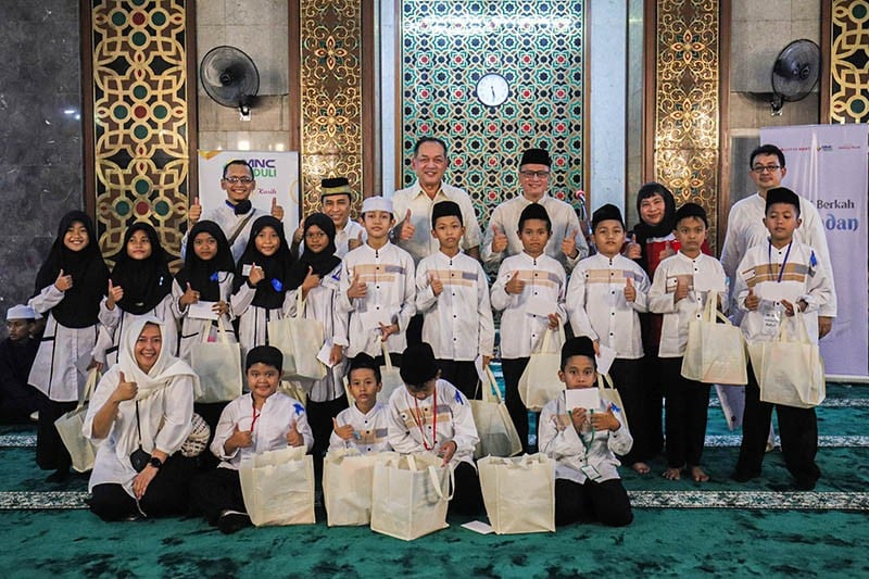 MNC Peduli, LOTTE Mart dan Pemkot Jakpus Gelar Buka Puasa dan Santunan Anak Yatim - Bagian 1
