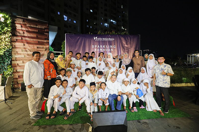 Okezone Berbagi Ajak Anak Panti Asuhan Buka Puasa di Swiss-Belresidences Epicentrum - Bagian 2