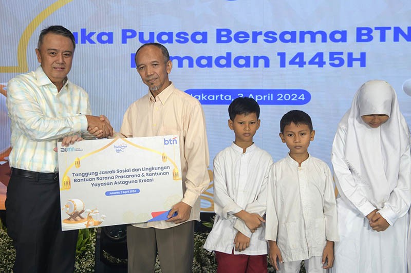 Berbagi Kebahagiaan di Bulan Ramadan, BTN Bantu Panti Asuhan - Bagian 2