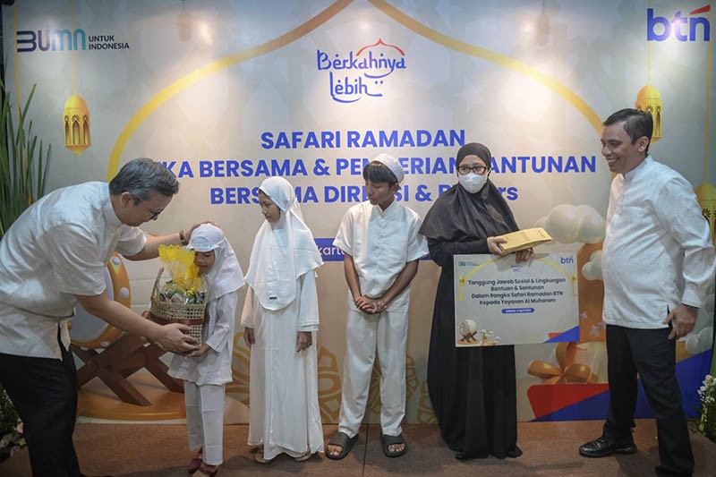 Safari Ramadan, BTN Kembali Berikan Santunan kepada Anak Yatim - Bagian 4