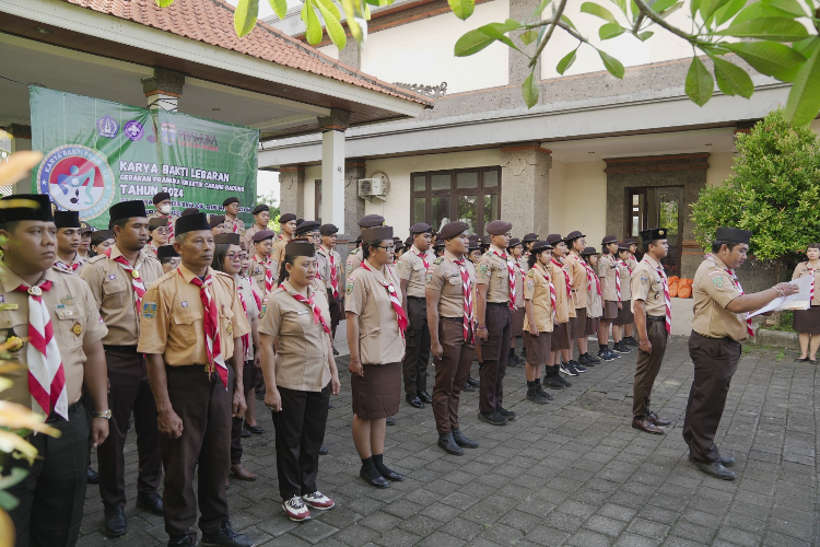 Sambut Hari Raya Idulfitri, Kwarcap Badung Gelar Karya Bakti Lebaran