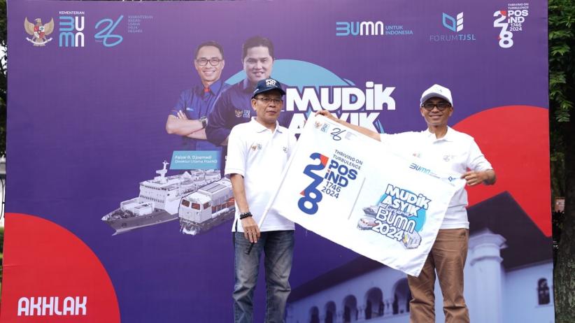 Mudik Bersama BUMN 2024, PosIND Berangkatkan Ratusan Pemudik ke Kampung Halaman - Bagian 1