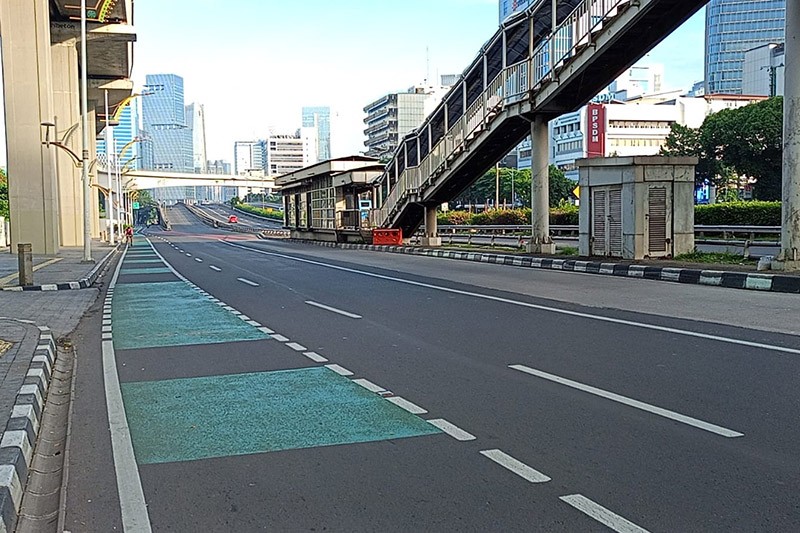 Lalu Lintas Jakarta Lengang saat Libur Idul Fitri 1445 H - Bagian 1