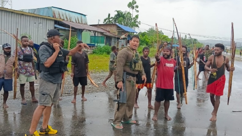 Cegah Bentrok Susulan 2 Kelompok di Nduga, Personel Gabungan Gelar Patroli