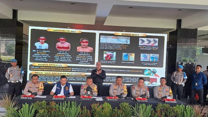 Polisi Tangkap 3 Pembunuh Perempuan di Sukoharjo, Motif Kuasai Harta Benda Korban