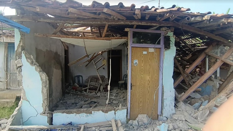 Pergerakan Tanah di Cianjur Meluas Rusak Jalan dan Rumah, 61 Keluarga Mengungsi