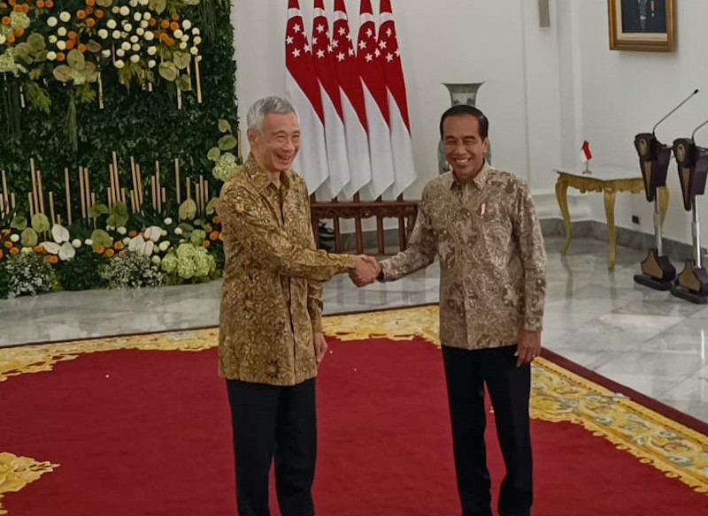 PM Singapura Lee Hsien Loong Temui Presiden Jokowi di Istana Bogor - Bagian 1