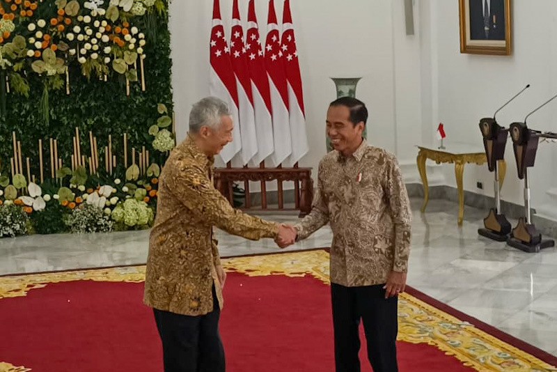 PM Singapura Lee Hsien Loong Temui Presiden Jokowi di Istana Bogor - Bagian 2
