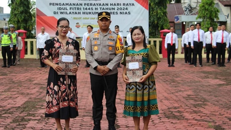 Bantu Polisi Tangkap Pelaku Pembunuhan, 2 Emak-Emak di Nias Raih Penghargaan