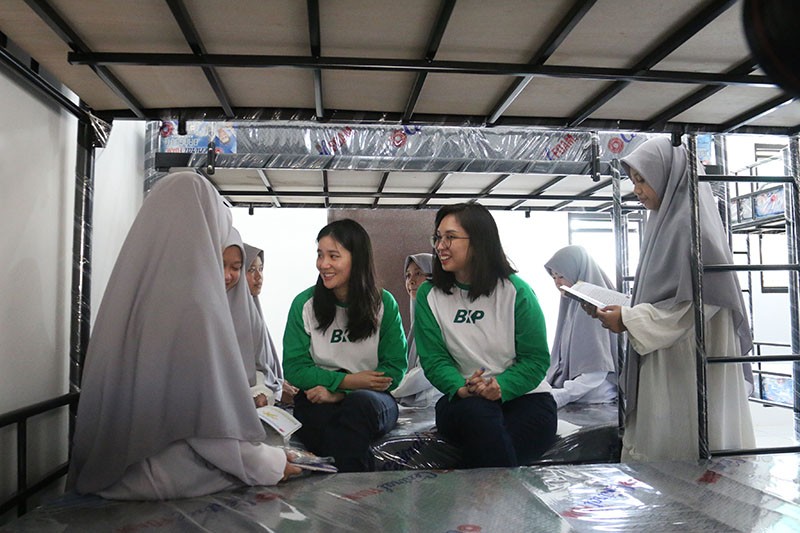 Asrama Putri Sekolah Alam Tunas Mulia Bantar Gebang Dapat Hunian Baru Bantuan BKP - Bagian 1