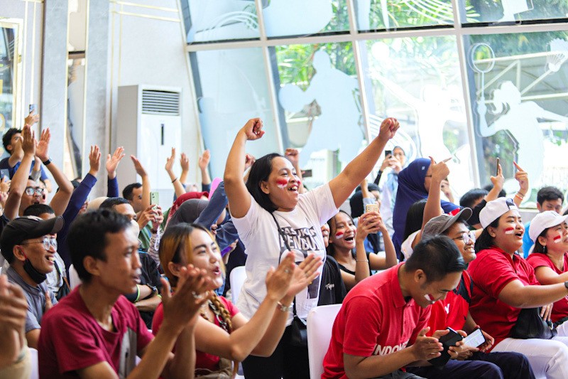 Keseruan Nobar Final Piala Uber 2024 - Bagian 1