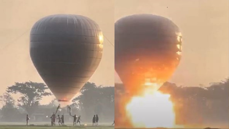 title Terekam Detik-Detik Balon Udara Besar Meledak di Ponorogo, 4 Anak Terluka Terekam Detik-Detik Balon Udara Besar Meledak di Ponorogo, 4 Anak Terluka