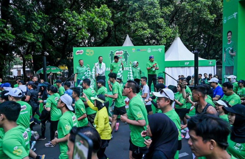 Ribuan Warga Bandung Ikuti Road to Milo Activ Indonesia Race 2024 - Bagian 2