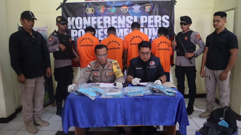 Polres Merauke Ungkap Kasus Besar Narkotika, 4 Orang Ditangkap