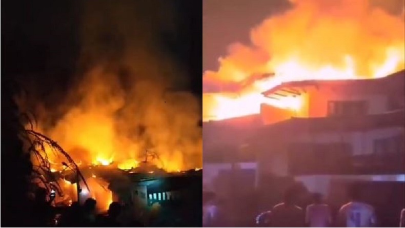 Kebakaran Hotel di Cipanas Cianjur, 6 Kamar Ludes Dilalap Kobaran Api