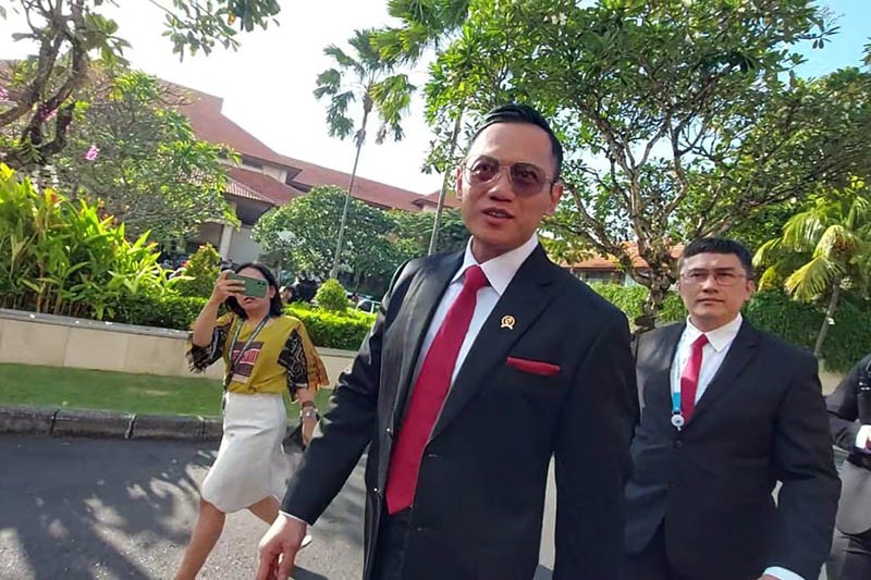 Momen Menteri AHY Jalan Kaki Hadiri Pembukaan World Water Forum ke-10 di Bali - Bagian 1