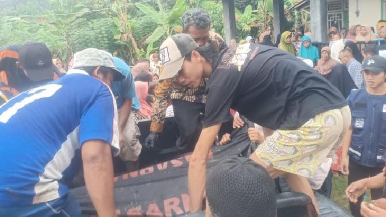 Kumpul dengan Teman di Sungai Cibereum, Kakek 62 Tahun di Lebak Tewas Tenggelam
