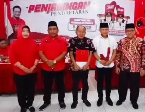 Pilkada 2024, Wasekjen Perindo Ken Ragil Daftar Bacawabup Purbalingga lewat PDIP