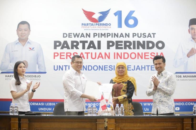 Partai Perindo Resmi Dukung Khofifah-Emil Dardak di Pilgub Jatim 2024 - Bagian 1