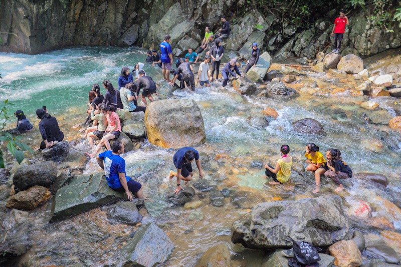 Pesona Curug Cibaliung di Sentul Bogor - Bagian 1