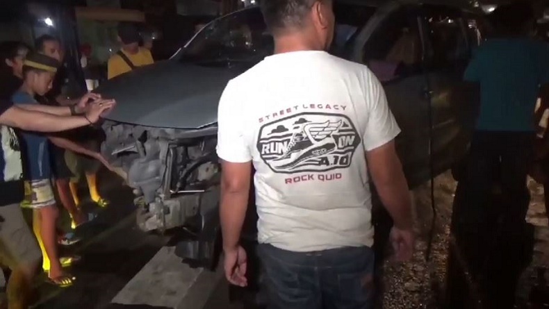 Kecelakaan di Gowa, Mobil Rombongan Pengantar Jemaah Haji Tabrak Pembatas Jalan