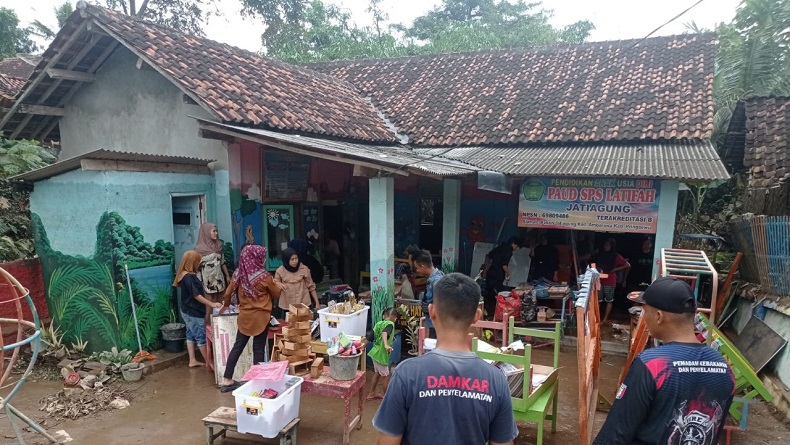 Banjir Rendam 4 Desa di Pringsewu usai Hujan Deras, 125 KK Terdampak 