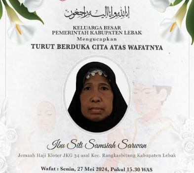 Calon Haji asal Lebak Meninggal Dunia usai Turun dari Pesawat di Arab Saudi