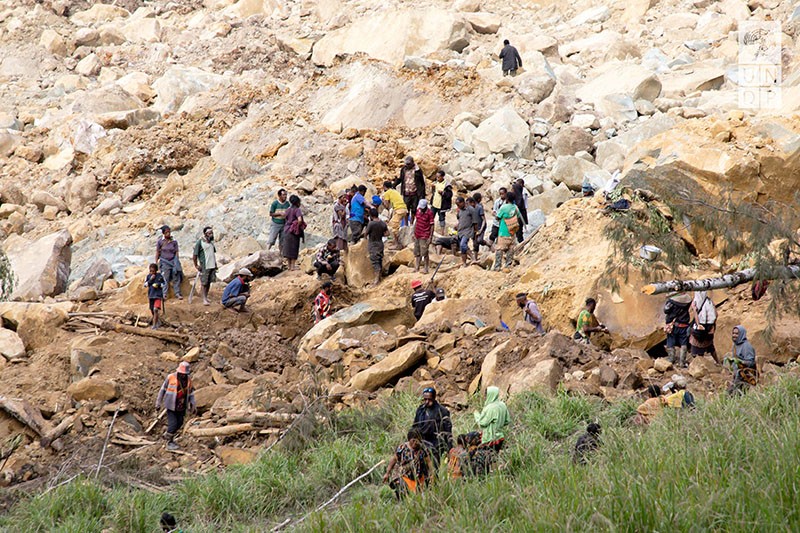Kondisi Bencana Longsor Papua Nugini, 2.000 Orang Terkubur - Bagian 2
