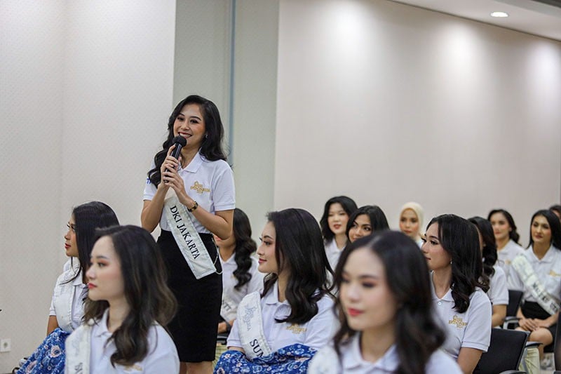 Momen Finalis Miss Indonesia Studio Tour di Televisi dan Radio iNews Media Group - Bagian 6