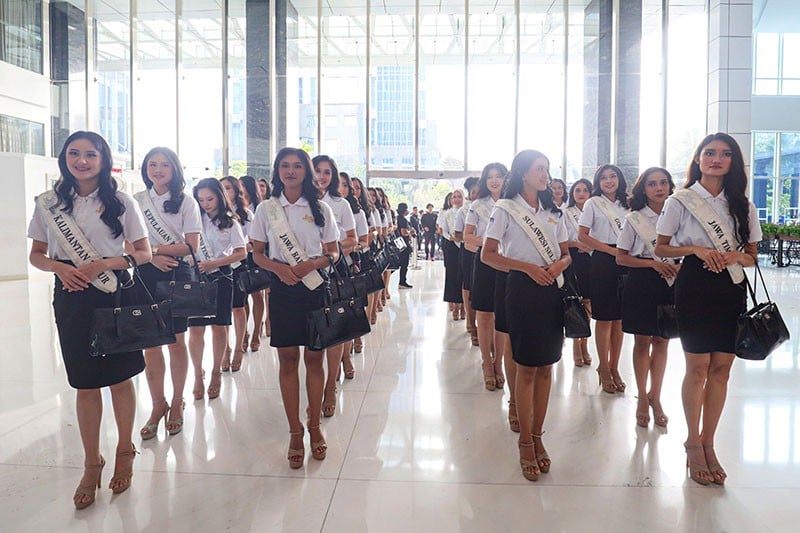 Momen Finalis Miss Indonesia Studio Tour di Televisi dan Radio iNews Media Group - Bagian 7