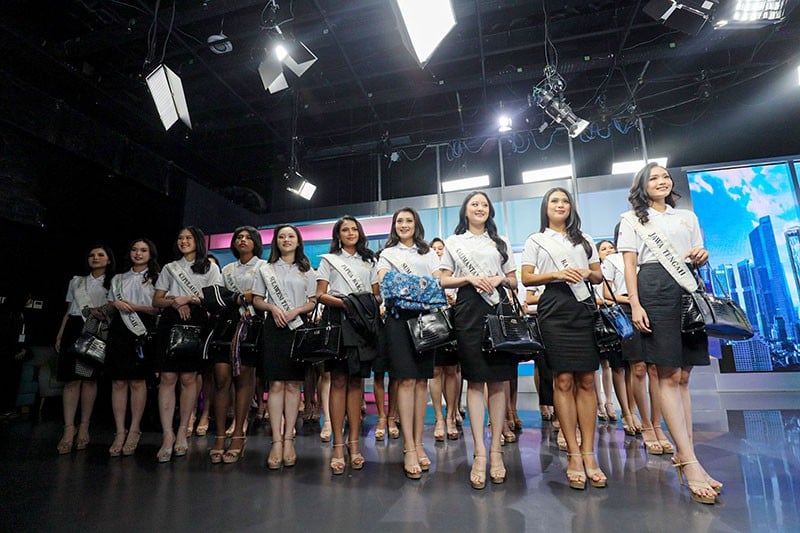Momen Finalis Miss Indonesia Studio Tour di Televisi dan Radio iNews Media Group - Bagian 4