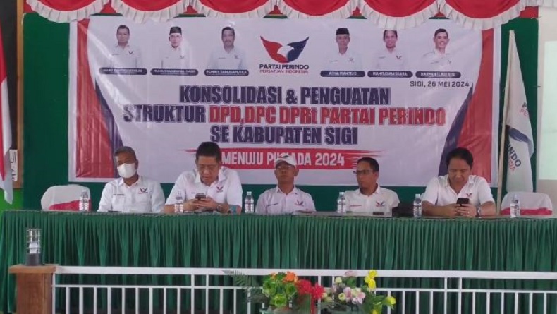 Konsolidasi Partai Perindo Sigi, Ronny Tanusaputra: Perkuat Struktur Hadapi Pilkada 2024