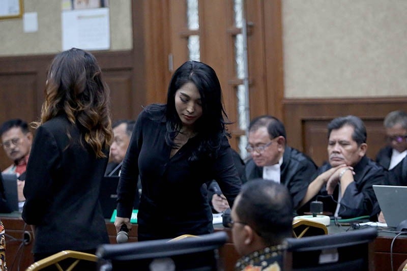 Penampilan Biduan Dangdut Nayunda Nabila Jadi Saksi Sidang SYL - Bagian 3