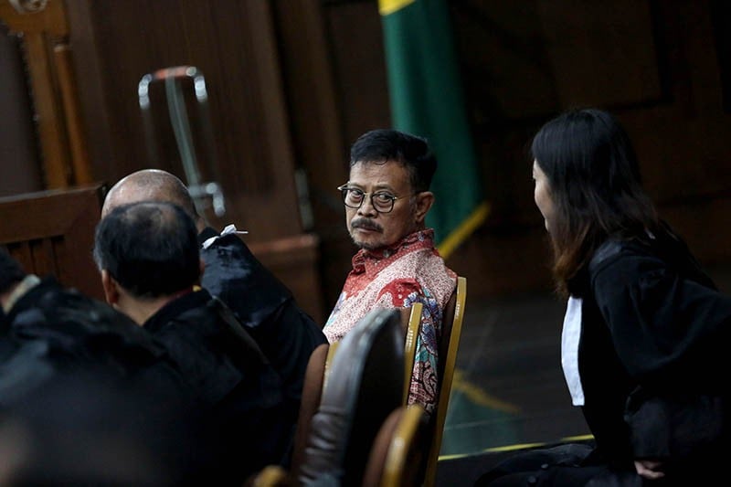 Penampilan Biduan Dangdut Nayunda Nabila Jadi Saksi Sidang SYL - Bagian 4