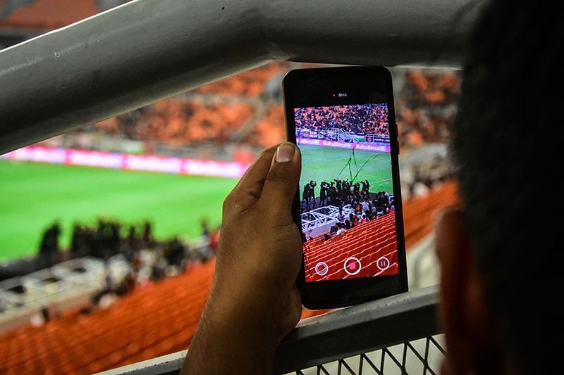 Antusiasme The Jakmania Nonton Pertandingan RCTI Premium Sports di Stadion JIS - Bagian 5