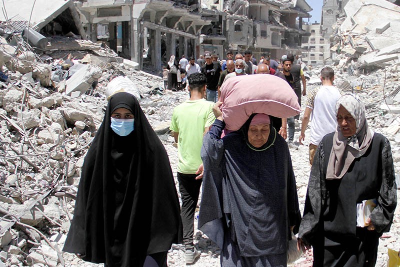 Ribuan Warga Palestina Berbondong-bondong Kembali ke Kamp Jabalia yang Hancur - Bagian 4