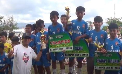 Cari Penerus Witan, Ketua Perindo Sulteng Gelar Turnamen Sepak Bola Usia Dini