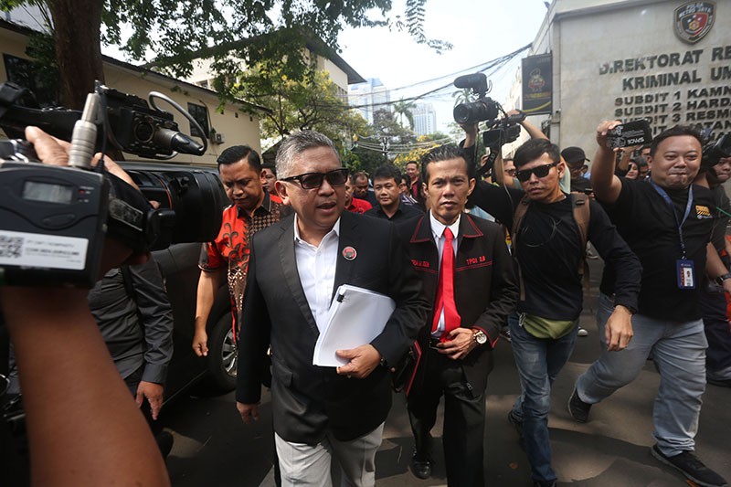 Hasto Kristiyanto Penuhi Panggilan Polda Metro Jaya - Bagian 3