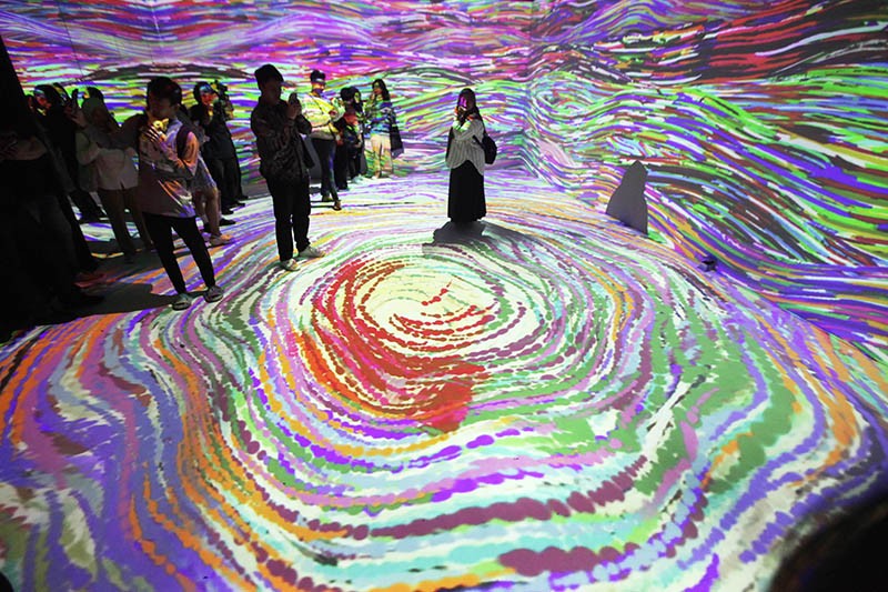 Pertunjukan Video Mapping di Stasiun MRT Tampilkan Destinasi Wisata Indonesia - Bagian 3