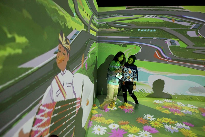 Pertunjukan Video Mapping di Stasiun MRT Tampilkan Destinasi Wisata Indonesia - Bagian 5