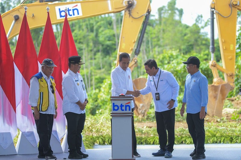 Presiden Jokowi Groundbreaking Gedung BTN di IKN - Bagian 2