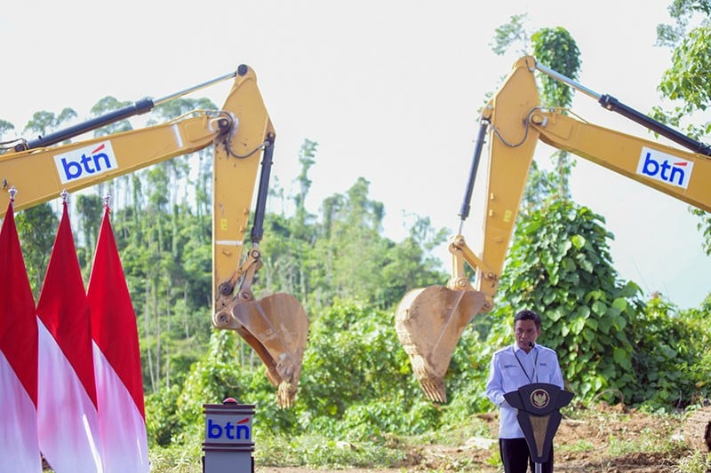 Presiden Jokowi Groundbreaking Gedung BTN di IKN - Bagian 4