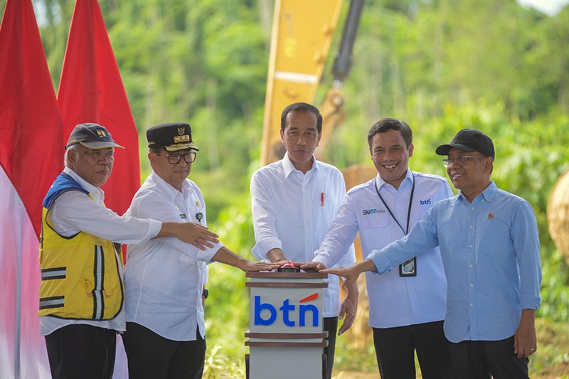 Presiden Jokowi Groundbreaking Gedung BTN di IKN - Bagian 1