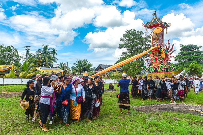 Prosesi Ngaben Massal Umat Hindu se-Sumatera - Bagian 1
