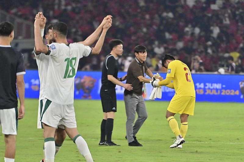 Reaksi Ernando Ari Blunder Bikin Gawang Timnas Indonesia Dijebol Pemain Irak  - Bagian 2