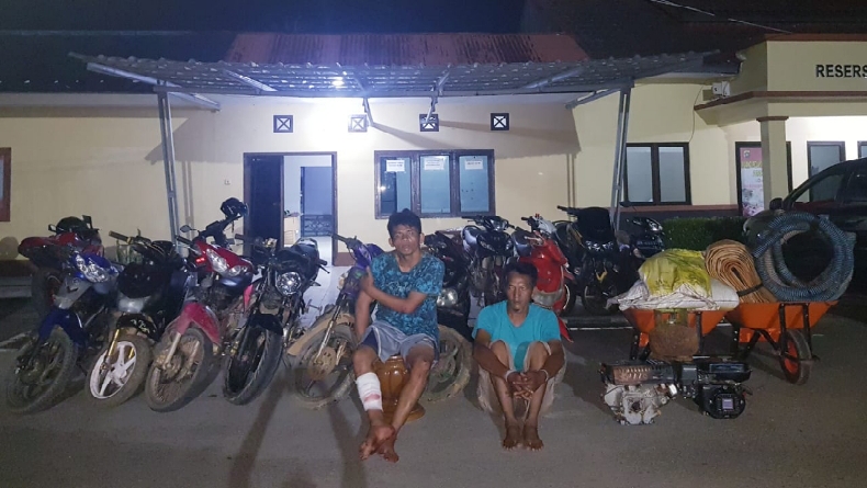 Beraksi 22 TKP di Pulau Bangka, Komplotan Curanmor Lintas Provinsi Ditangkap Polisi