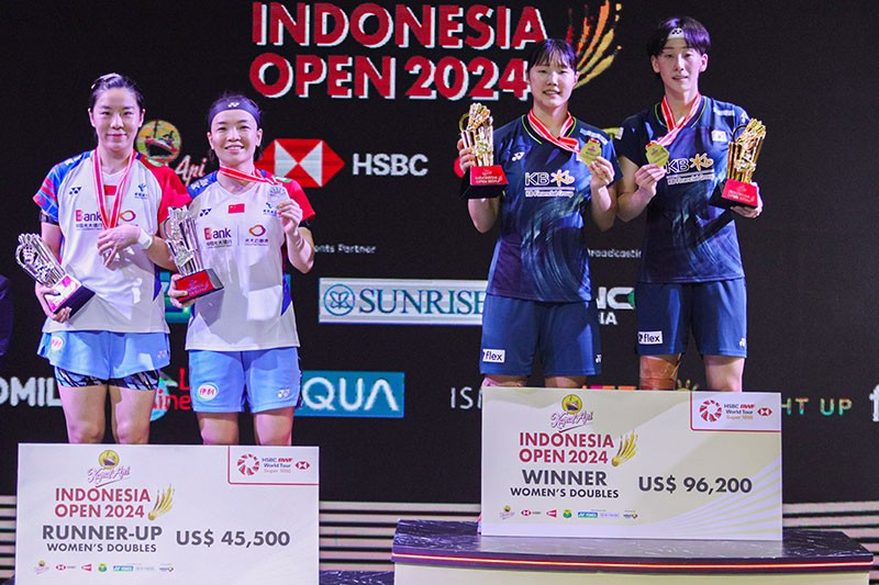 Ganda Putri Korea Selatan Baek/Lee Juara Indonesia Open 2024 - Bagian 6