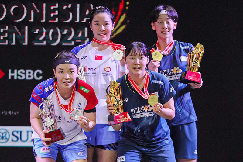 Ganda Putri Korea Selatan Baek/Lee Juara Indonesia Open 2024 - Bagian 5