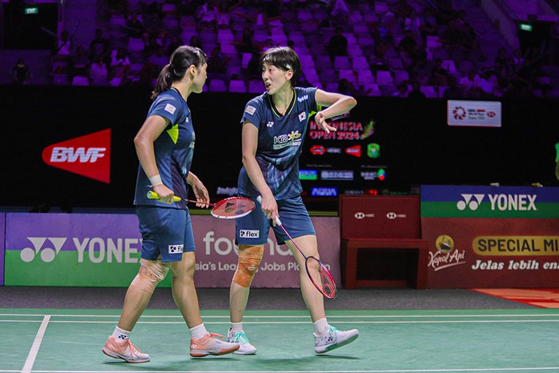 Ganda Putri Korea Selatan Baek/Lee Juara Indonesia Open 2024 - Bagian 3