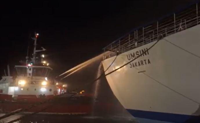 Pelni Ungkap Kronologi Kebakaran KM Umsini di Makassar, Berawal Percikan Api